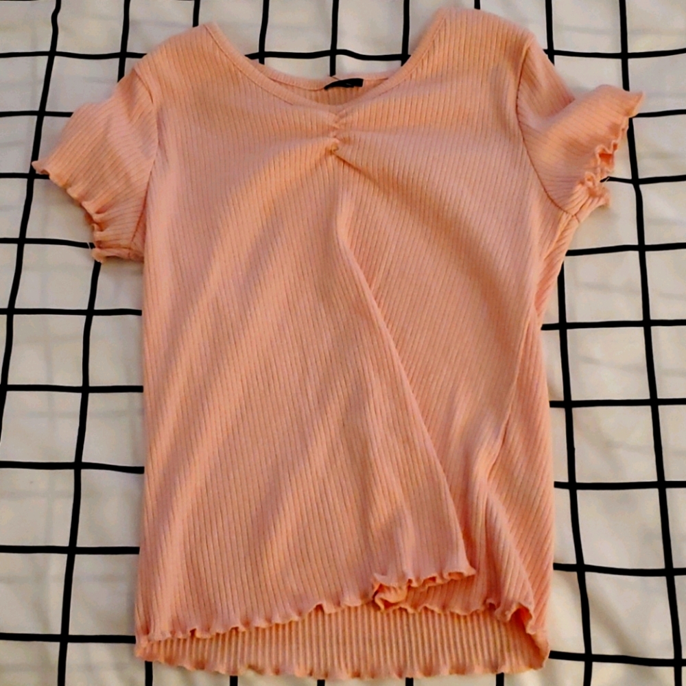 Girls cute pink top